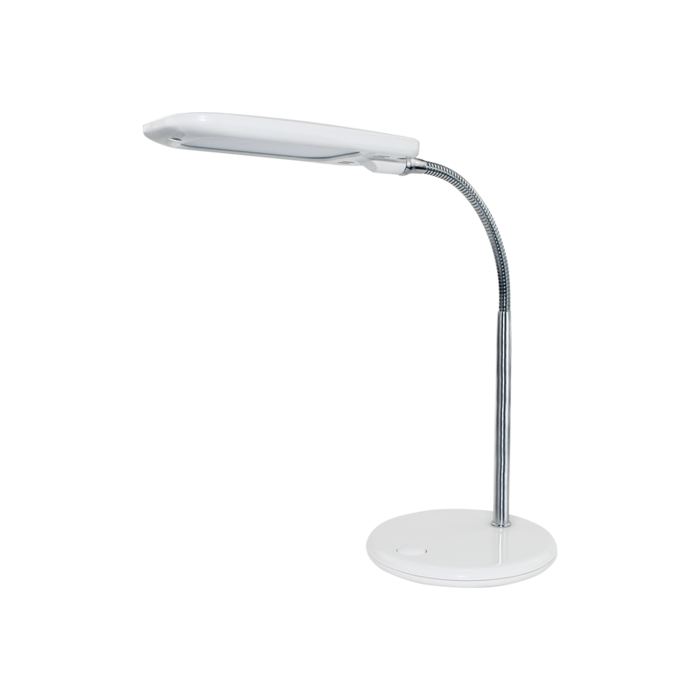 ACA Fotistiko Gafeiou LED Plastiko Lefko me Efkampto Braxiona F13x47.5cm Fusiko Lefko 15205LEDWH