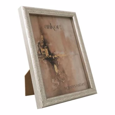 Ankor Κορνίζα Πλαστική 13x18cm Σαμπανιζέ με Σαγρέ Όψη (21520-5)