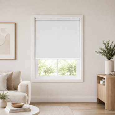 MRShome Ρόλερ Μερικής Σκίασης 120x230cm Off-White