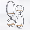 ESTHETI home Rafi Toixou Metalliko Mavro 56.5x12x92cm 750-31527