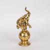 ESTHETI home Epitrapezio Diakosmitiko ''Elefantas se Sfaira'' Xruso 9.5x8x25.5cm 752-11554