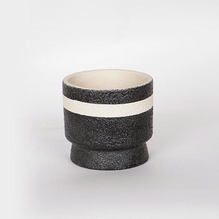 ESTHETI home Kaspo Tsimentenio Mavro/Lefko F14x13cm 752-18031