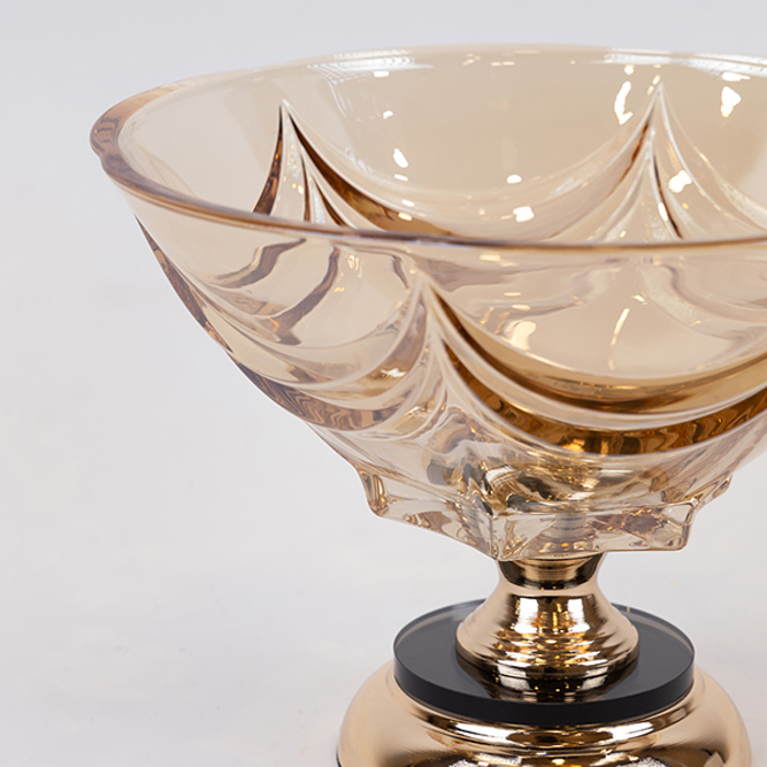 ESTHETI home Tourtiera Metalliki/Gyalini Xrusi F29x13cm 754-11024