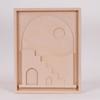 ESTHETI home Diakosmitiko Toixou ''Spiti'' Xulino Bez 40x3x50.8cm 812-40003