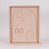 ESTHETI home Diakosmitiko Toixou ''Spiti'' Xulino Bez 40x3x50.8ek 812-40004