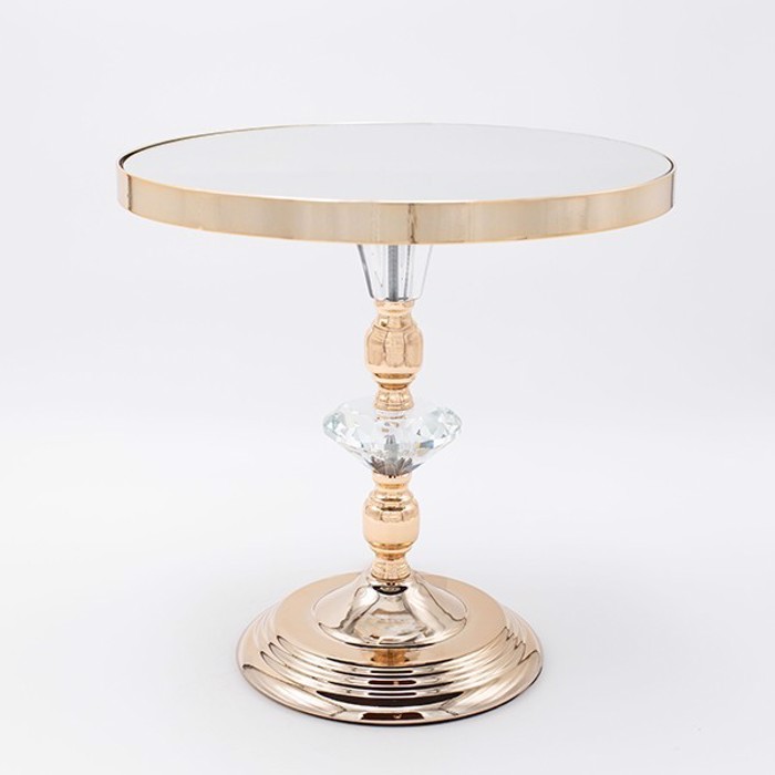 ESTHETI home Tourtiera me Basi Metalliki Xrusi me Kathrepti F30x30cm 819-00264