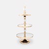 ESTHETI home Ornterbiera Triorofi Metalliki Xrusi F30x68cm 819-00266