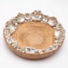 ESTHETI home Diakosmitiki Piatela Louloudia Resin/Xulo Fusiki/Asimi F29.3x7cm 819-00549