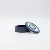 ESTHETI home Bizoutiera se Sxima Matiou Resin Ble me Xruses Leptomereies 10x7.5x4.5cm 819-00804