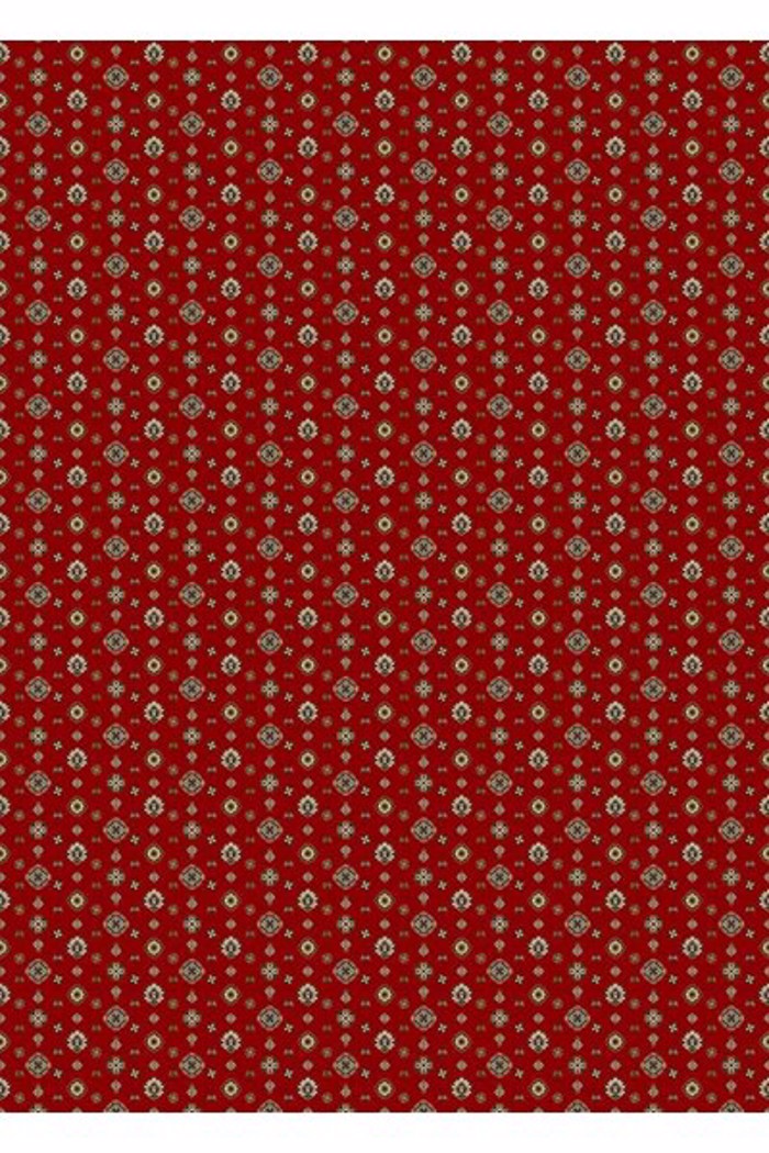 BIOKARPET ufanti Moketa 'Kirman New Roll' 6832-1018 Red se Epithumiti Diastasi me to Metro