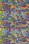 BIOKARPET Moketa Paidiki 'Kids Smart City' Grey se Epithumiti Diastasi me to Metro