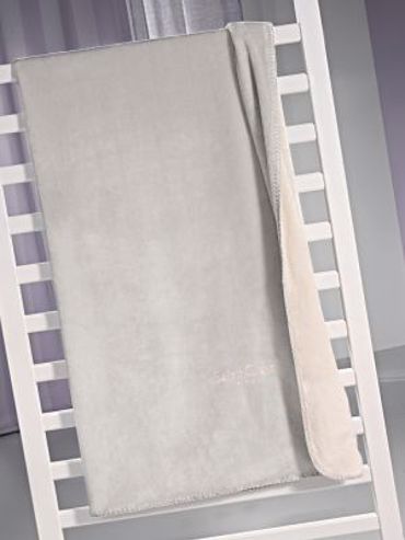 Saint Clair Κουβέρτα VELVET Silver δύο όψεων 100Χ140ΕΚ & Μαξιλαροθήκη διακοσμητική 45Χ45EK 1713086221002