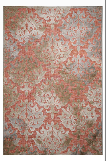 Tzikas Carpets Σετ Χαλιά Κρεβατοκάμαρας BOHEME Πορτοκαλί/Καφέ 67x140/67x220 18533-952