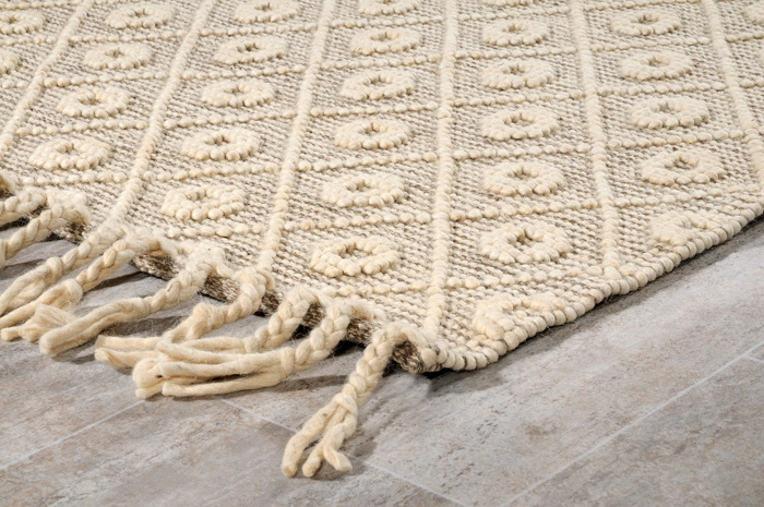 Tzikas Carpets Xali Diadromos NOMAD Lefko-Krem 80x150cm 55156-060