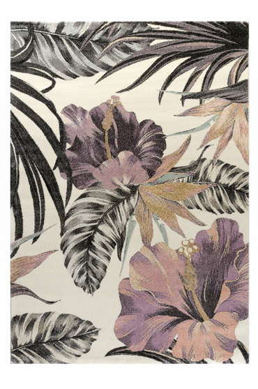 Tzikas Carpets Χαλί FLORAL Λευκό/Κρεμ 133x190cm 22440-261