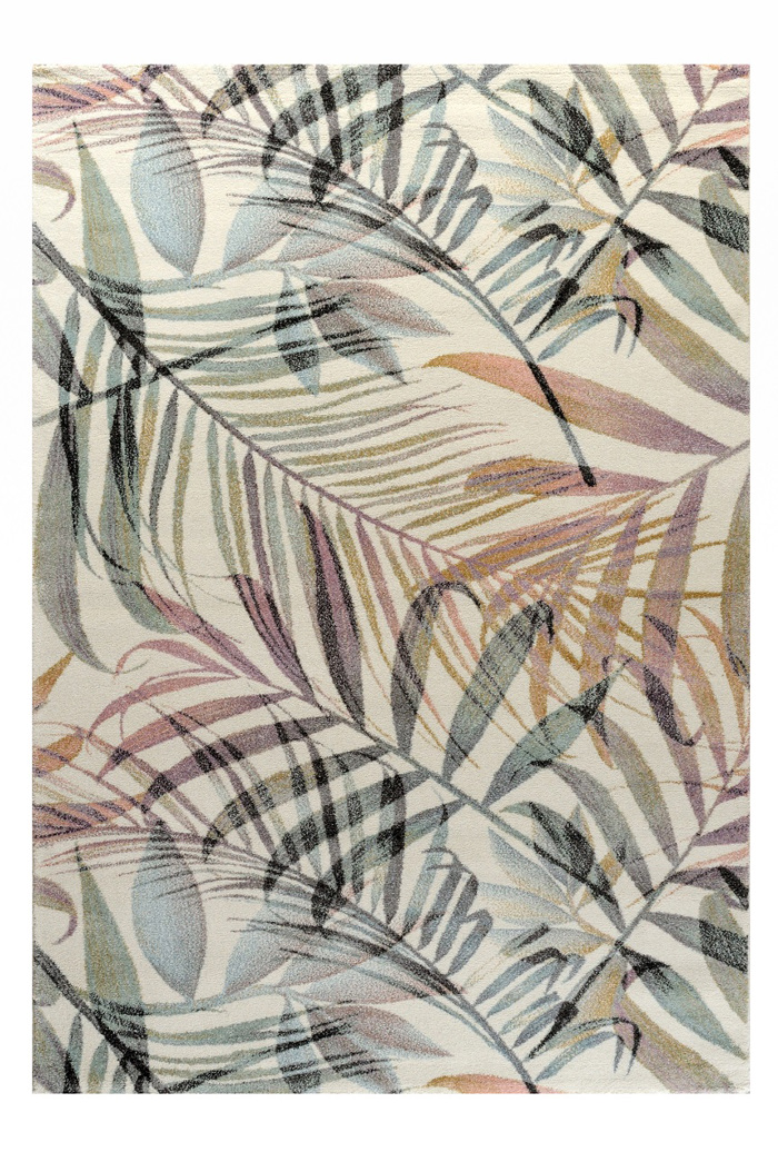Tzikas Carpets Set Xalia Krebatokamaras FLORAL Lefko-Krem 67x150/67x230 22373-261