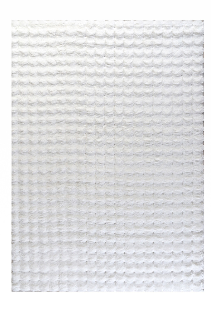 Tzikas Carpets Strongulo Xali FUZZY Lefko F160cm 26164-065