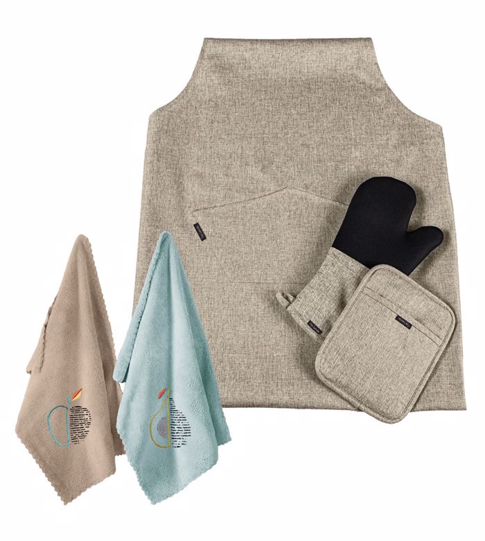Guy Laroche Set 5 temaxion Kouzinas Podia + Gntia + Potiropana Cook Taupe
