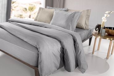 Guy Laroche Υπέρδιπλο Σεντόνι Easy Iron με Λάστιχο Color Plus Silver 160x200cm