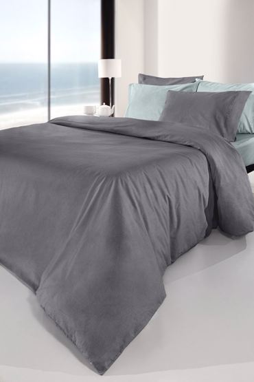 Guy Laroche Υπέρδιπλο Σεντόνι Easy Iron με Λάστιχο Color Plus Anthracite 160x200cm