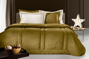 Guy Laroche Πάπλωμα Ημίδιπλο Crystal Velvet Golden 180x220
