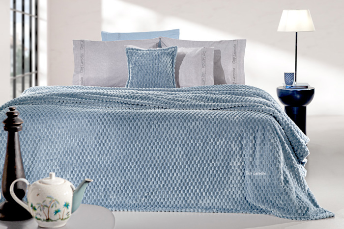 Guy Laroche Set ton 2 Kouberta Smoothie Blue 160x220cm