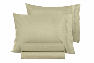 Guy Laroche Ζεύγος Μαξιλαροθήκες Easy Iron Color Plus Olive 50x70cm