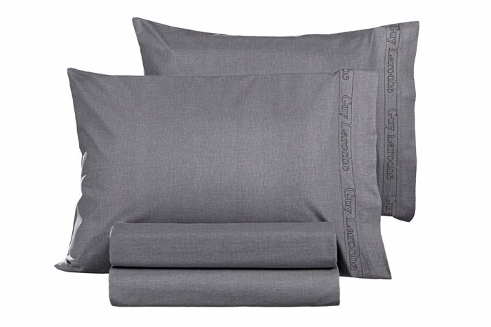 Guy Laroche Zevgs Maxilarothikes Easy Iron Color Plus Anthracite 50x70cm