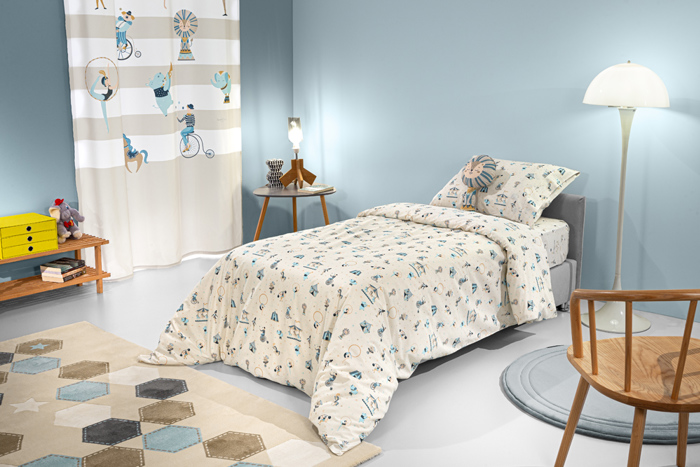 Saint Clair Set Paidiki Paplomatothiki 160x220cm & Maxilarothiki 50x70cm Enjoy Sky