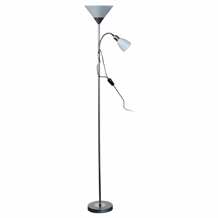 ArLight Fotistiko Dapedou FLC 940 SL Metalliko/Plastiko Asimi E27 30x180cm me Ensomatomeno Spot E14 0174021