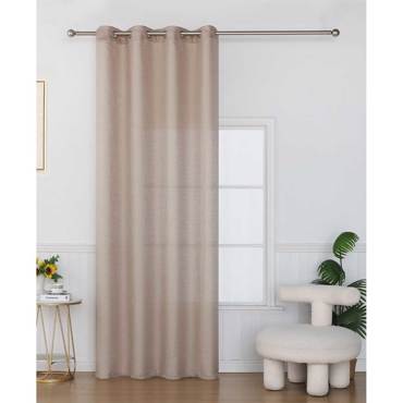Βιοκαρπέτ Home Κουρτίνα Γάζα 'Soraya' 140x265/270cm με Τρουκς 300-04