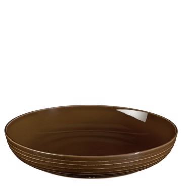 Σαλατιέρα Πορσελάνης Στρογγυλή Καφέ Φ28.4X5.4cm 001.765009K2 Espiel