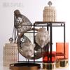 Trapezaki Saloniou/Rafiera 2 Epipedon Metalliki Bronze 83.5X43.5X61.5Ek