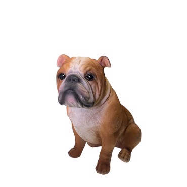 Φιγούρα Σκύλος Bulldog Καφέ Polyresin 18x11x16.5cm FAD204 Espiel