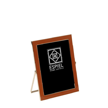 Κορνίζα Μεταλλική Πορτοκαλί-Χρυσή 13x18cm FAM622 Espiel