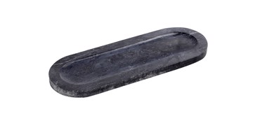 Ορθογώνιος Μαύρος Δίσκος από Μάρμαρο 20x7x1cm FAV230 Espiel