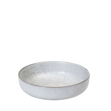 Πιάτο Βαθύ ''ETNA OFF WHITE'' Stoneware Γκρι Step Φ17.5x4.5cm FRL204K4 Espiel