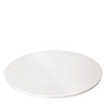 Πιατέλα Ανάγλυφη SIDERS Πορσελάνης Ivory Φ30.5x1cm FUK106K2 Espiel