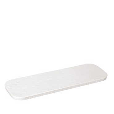 Πιατέλα Ανάγλυφη SIDERS Πορσελάνης Ivory 30.5x10.8x1cm FUK108K4 Espiel