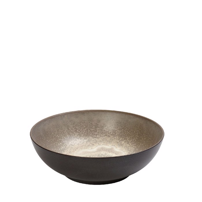 Bol Serbirismatos ''SENSATION'' Stoneware Bez/Kafe F18x7.5cm GMT421K2 Espiel