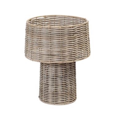 Φανάρι Rattan L Κυλινδρικό Φυσικό Φ27x34cm KAD103 Espiel