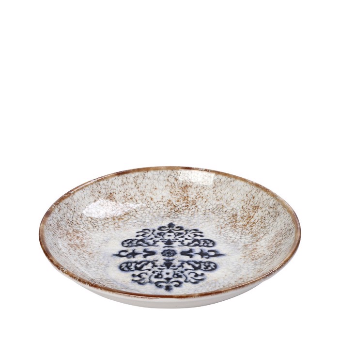 Piato Bathu ''Mosaico'' Porselanis Bez F23x4cm KNJ120K6 Espiel