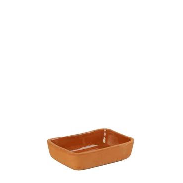 Πυρίμαχο Ορθογώνιο Μπώλ από Terracotta Καφέ 16.5x12x4.5cm NAK133K12-1 Espiel