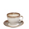 FLITZANI KAI PIATAKI PORSELANIS LEuKO/MPEZ 220ml F14x7.5cm OWQ102K6 ESPIEL