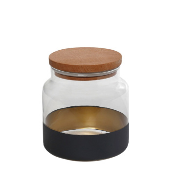 ΔΟΧΕΙΟ ΓΥΑΛΙΝΟ ΜΠΛΕ/ΧΡΥΣΟ Φ10x11cm 635ml RAB643 ESPIEL