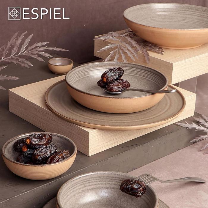 Piato Bathu ''CALABRIA'' Stoneware Bez XL F26x6.5cm REP114K3 Espiel