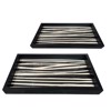 Set ton 2 Diakosmitikoi Diskoi MDF Aspromavroi 46x31x5cm SOF201 Espiel