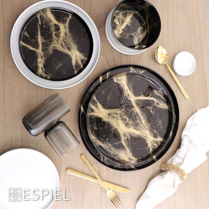 Potiri Nerou ''ICONIC'' Gyalino se Apoxrosi Smoke 365ml F7x12.9cm SP420805S3S Espiel