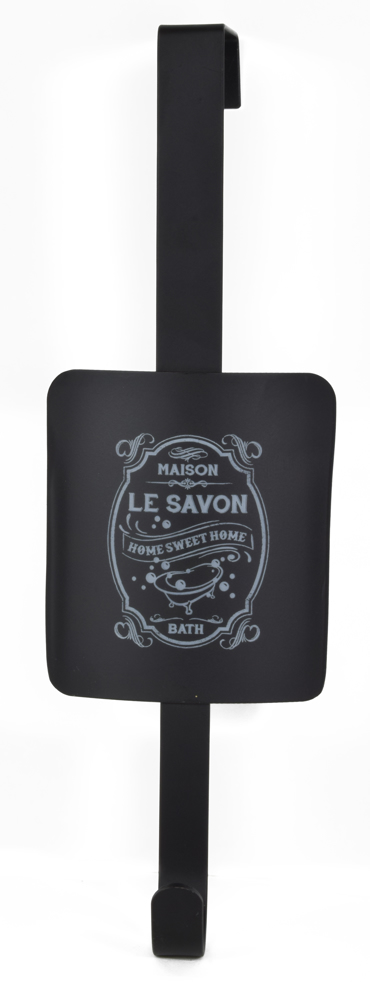 Estia Κρεμάστρα Le Savon Μαύρη 8,8Χ8,5Χ26 02-6426