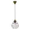 Heronia Kremasto Fotistiko Orofis Monofoto Metalliko Bronze F20x95cm E27 34-0266